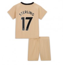 Chelsea Raheem Sterling #17 Tredjedraktsett Barn 2022-23 Kortermet (+ korte bukser)